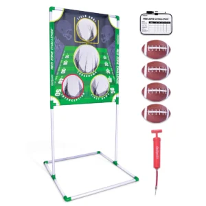 8 Piece Red Zone Challenge Football Portable Goal Set